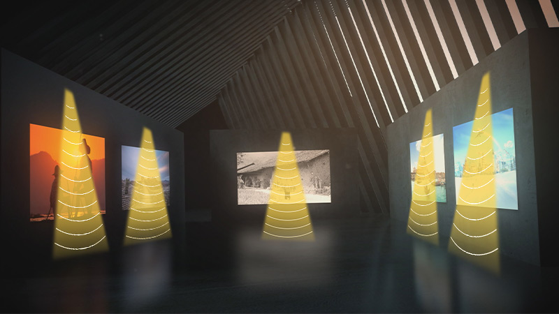 藝術展定向音響